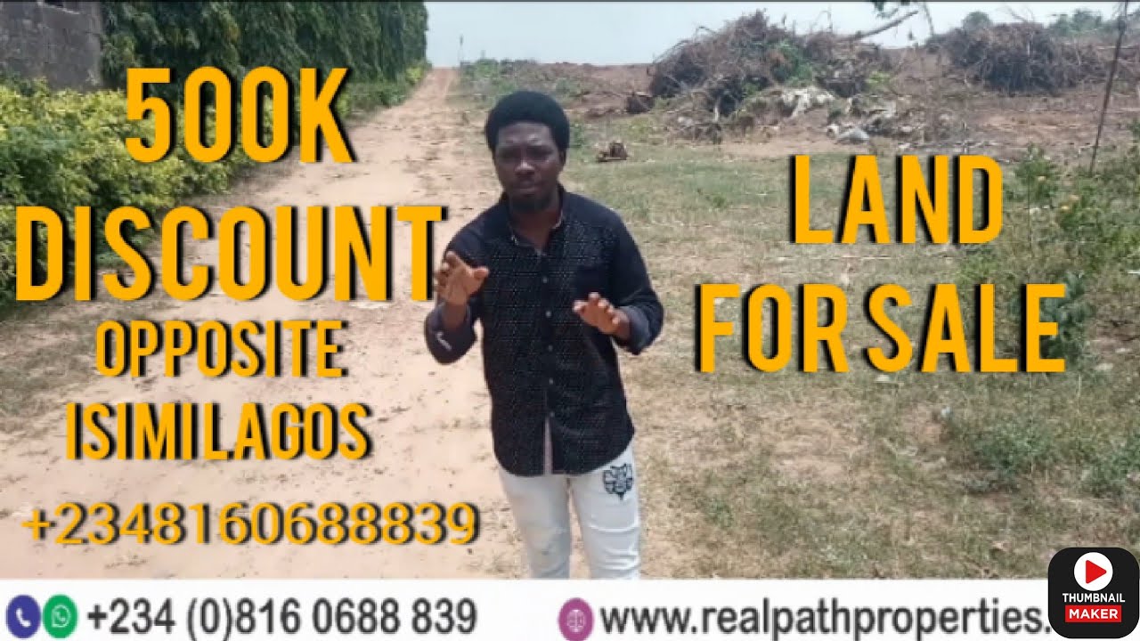 Land For Sale in Epe Opposite Isimi Lagos by Landwey, Facing the Expressway with Payment Plan