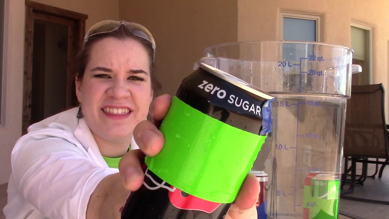 Float or Sink Sodas: Science Girl's Home Lab (SGHL)