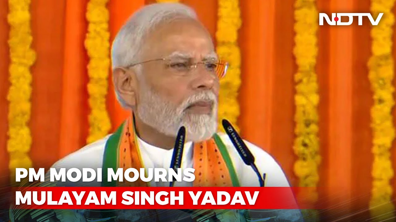 PM Modi Mourns Mulayam Singh Yadav