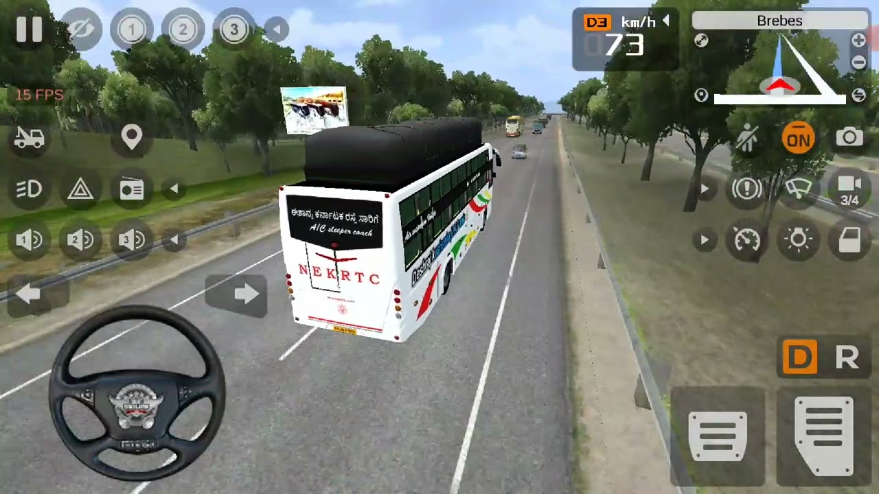 🔥Bus simulator indonesia ll new euro coach bus simulator ll #games #gameplay