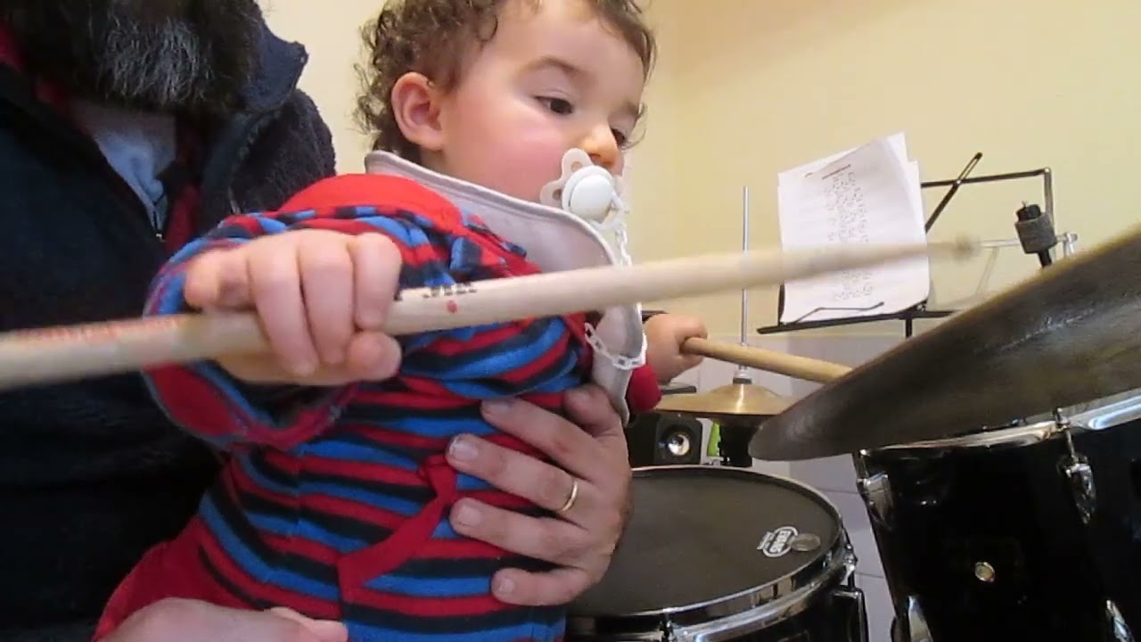 My little drummer swinging