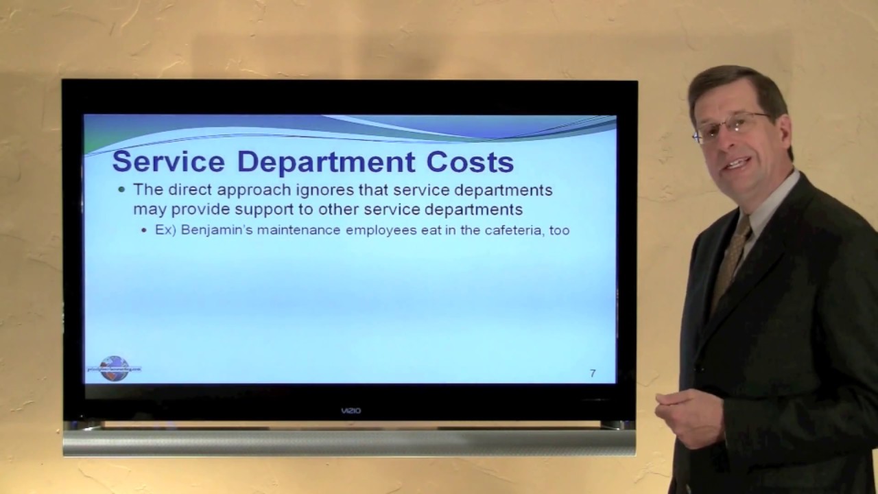 23-- Concepts in Allocating Service Department Costs