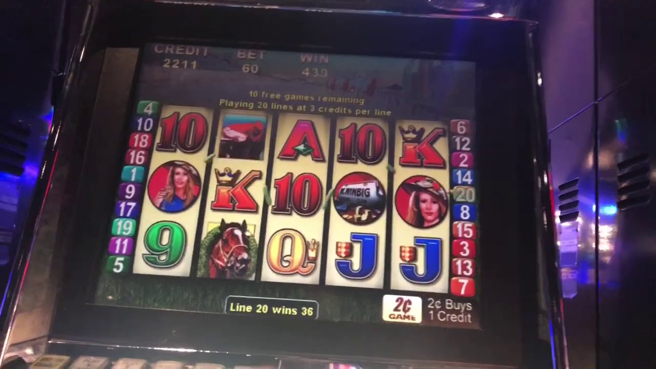 Spring carnival slot machine bonus