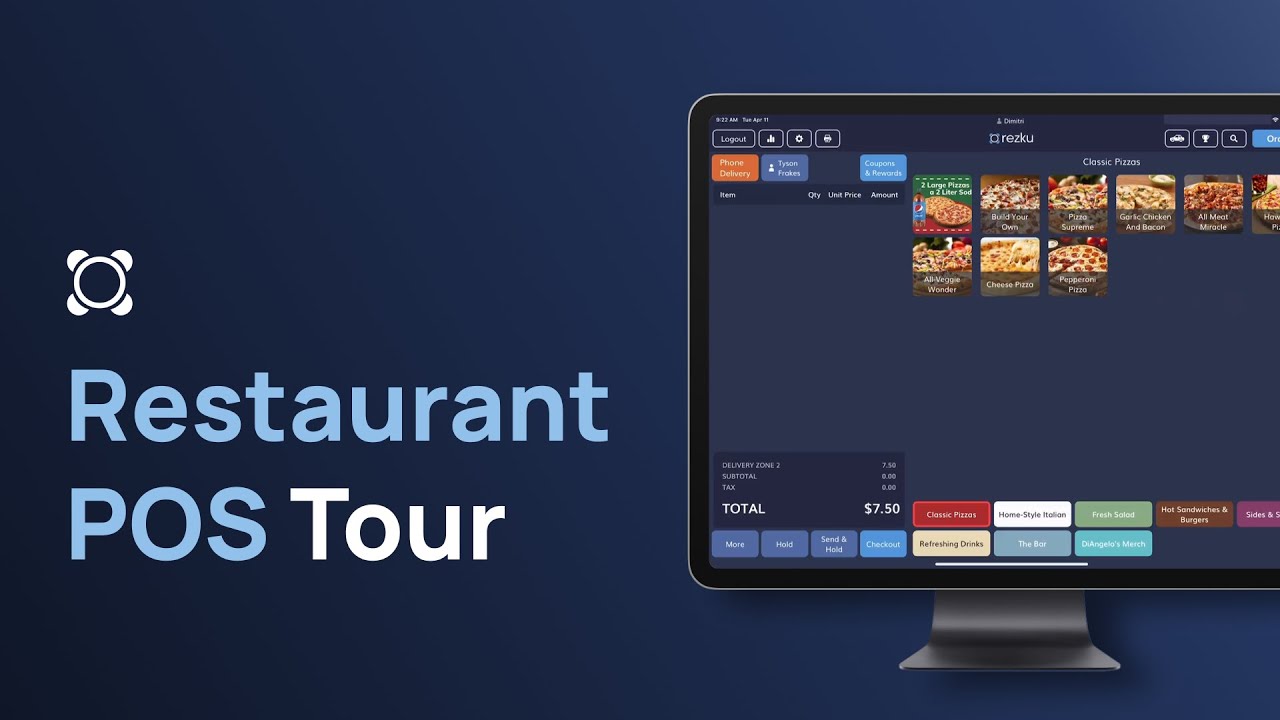 Restaurant Point of Sale Tour | Rezku POS Training