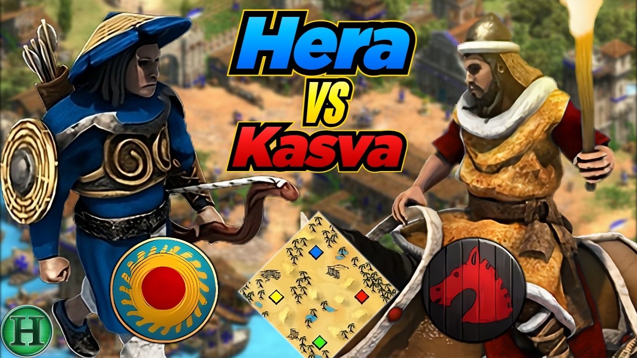 Vietnamese vs Huns | 1v1 Arabia | vs Kasva | AoE2
