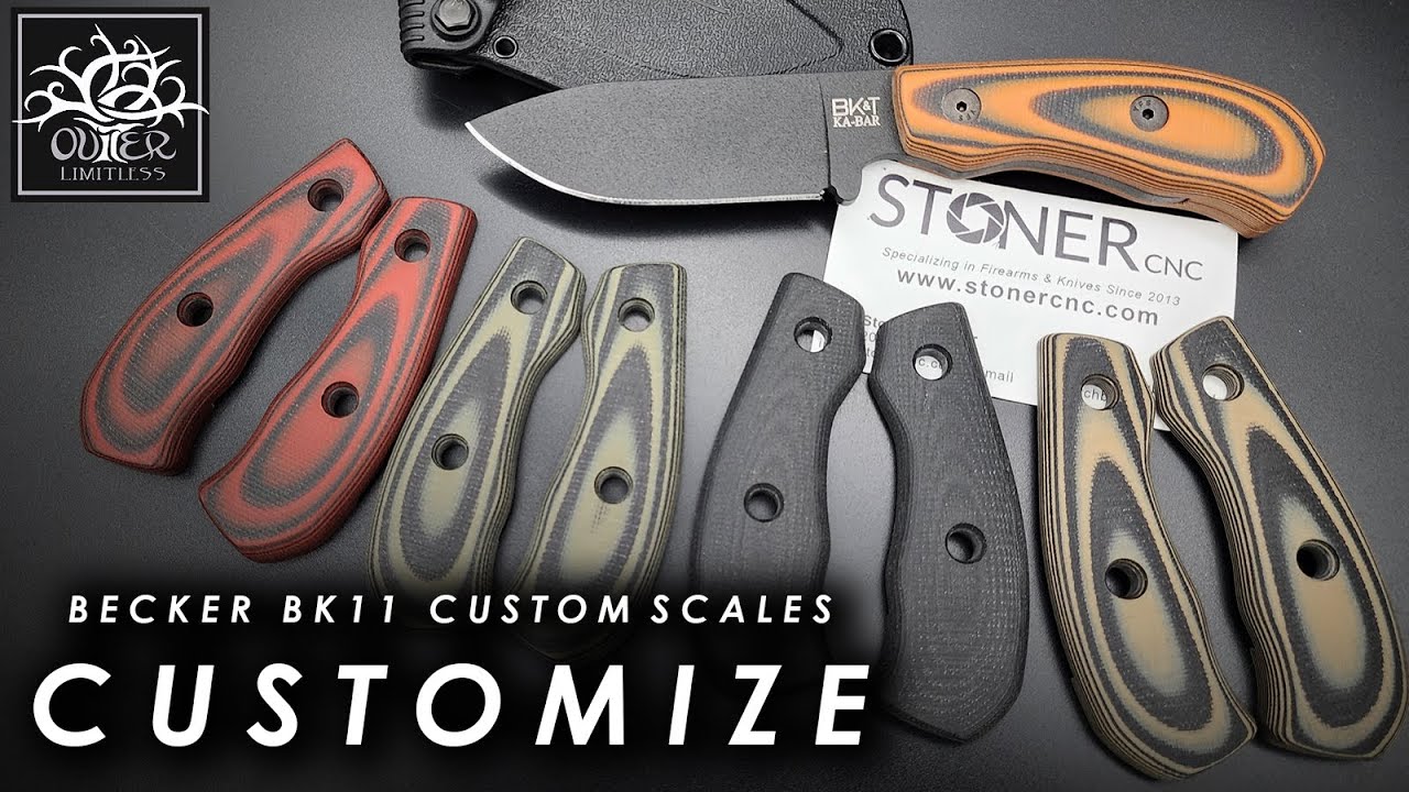Stoner CNC Becker BK11 Handle Scale Upgrade!!  Custom Look and Feel!