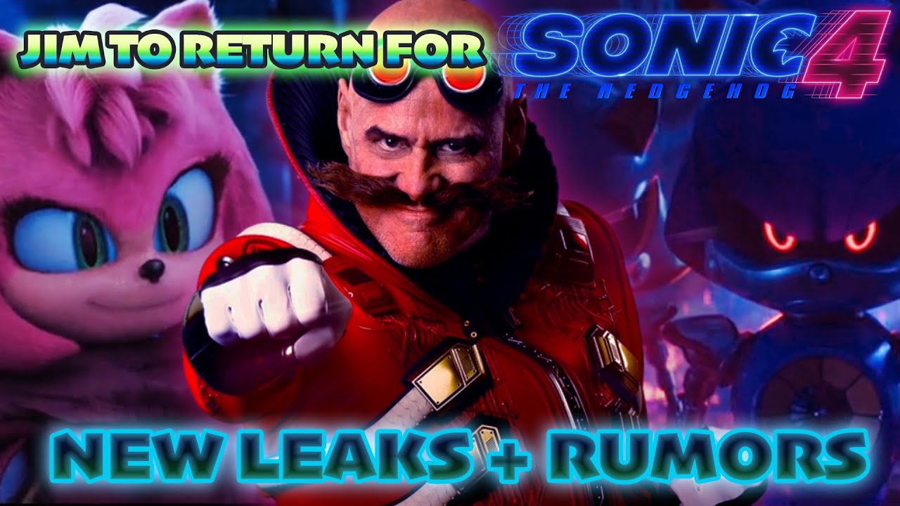 Sonic 4 rumors! Jim Carrey to return + Animated spin off film??