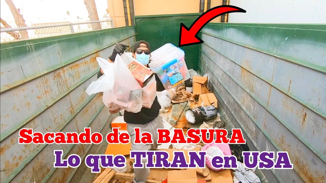 siempre VALE la PENA meterse a BUSCAR en estos SUPER CONTENEDORES?.  #dumpsterdiving
