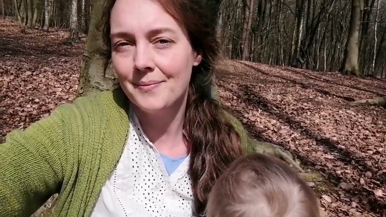 singing in the woods with the baby