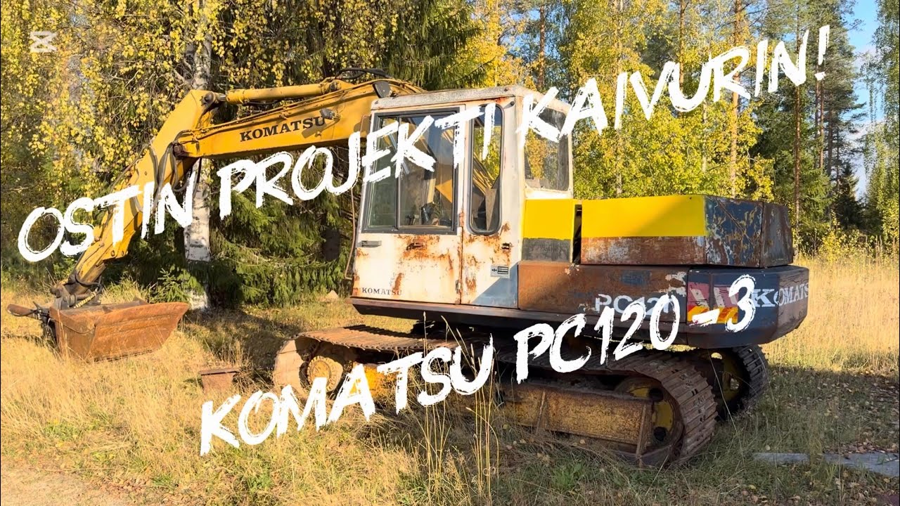 OSTIN PROJEKTI KAIVURIN! | KOMATSU PC120-3 |