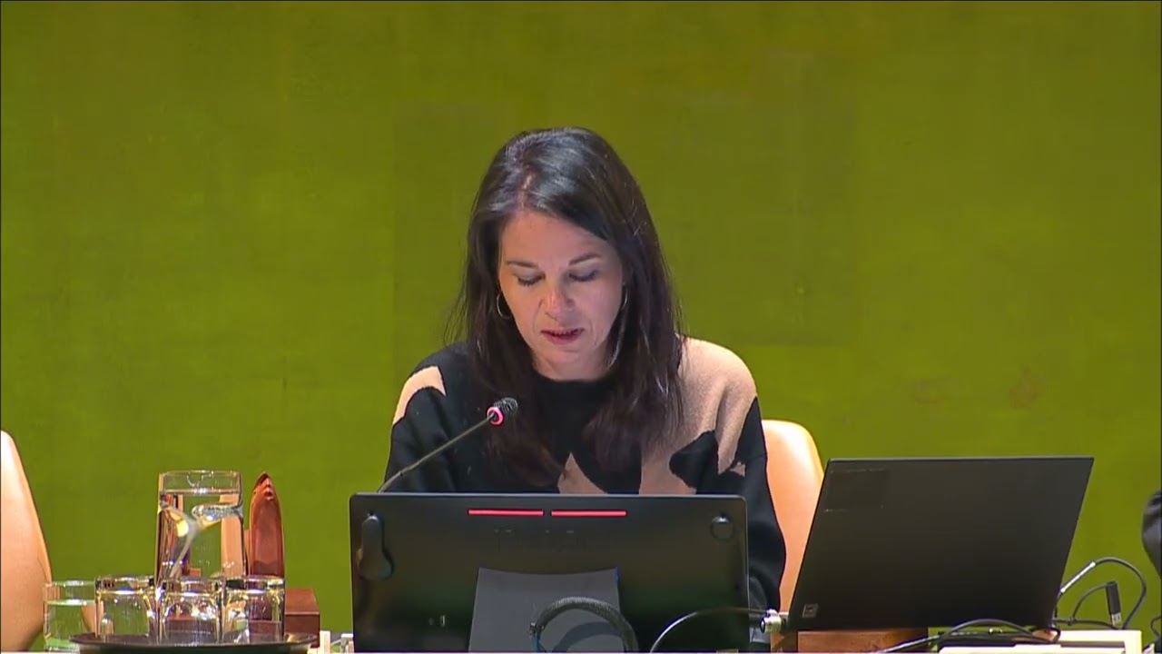 Ms. Annalena Baerbock at the 56th Plenary Meeting on Oceans & Law of the Sea @unitednations #un80