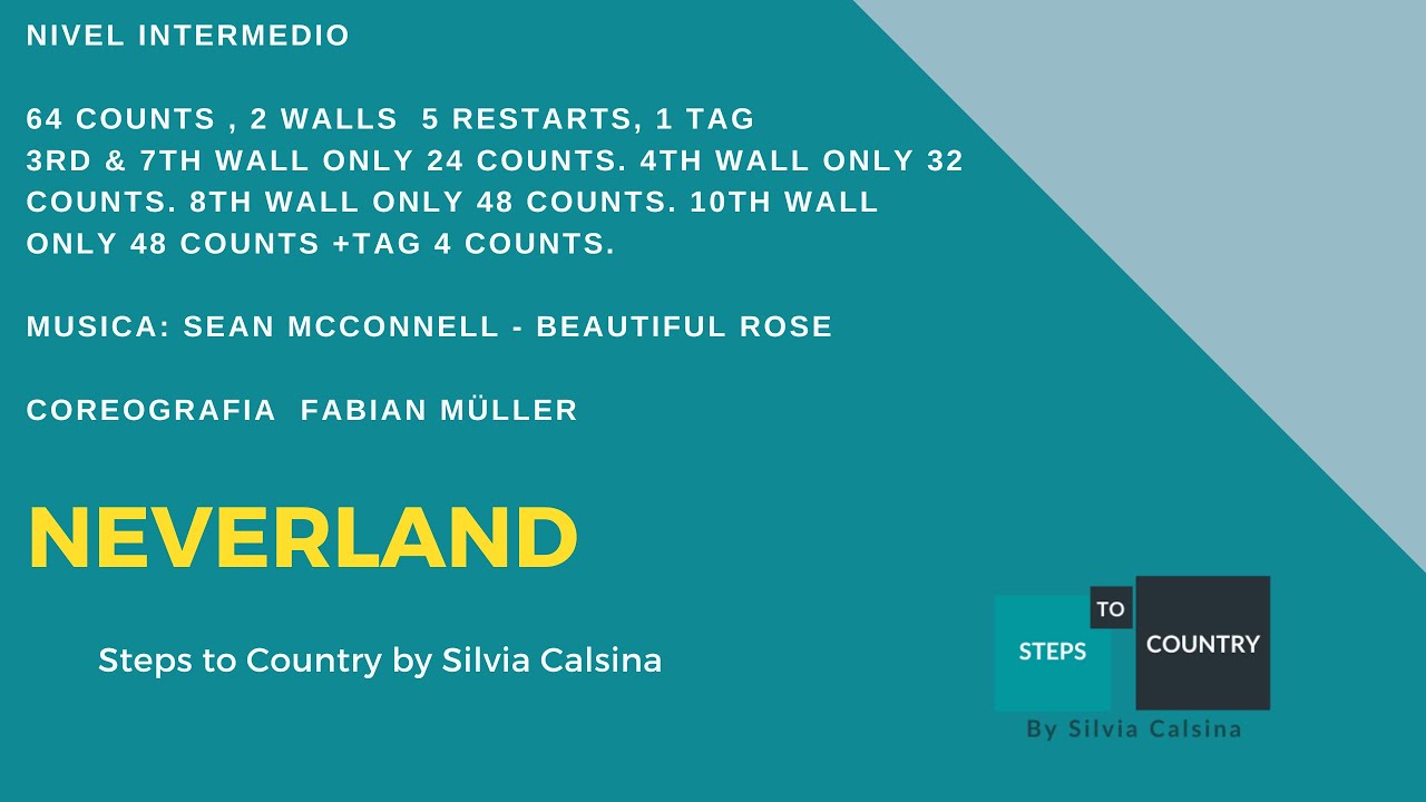 NEVERLAND LINE DANCE COUNTRY - STEPS TO COUNTRY by SILVIA CALSINA