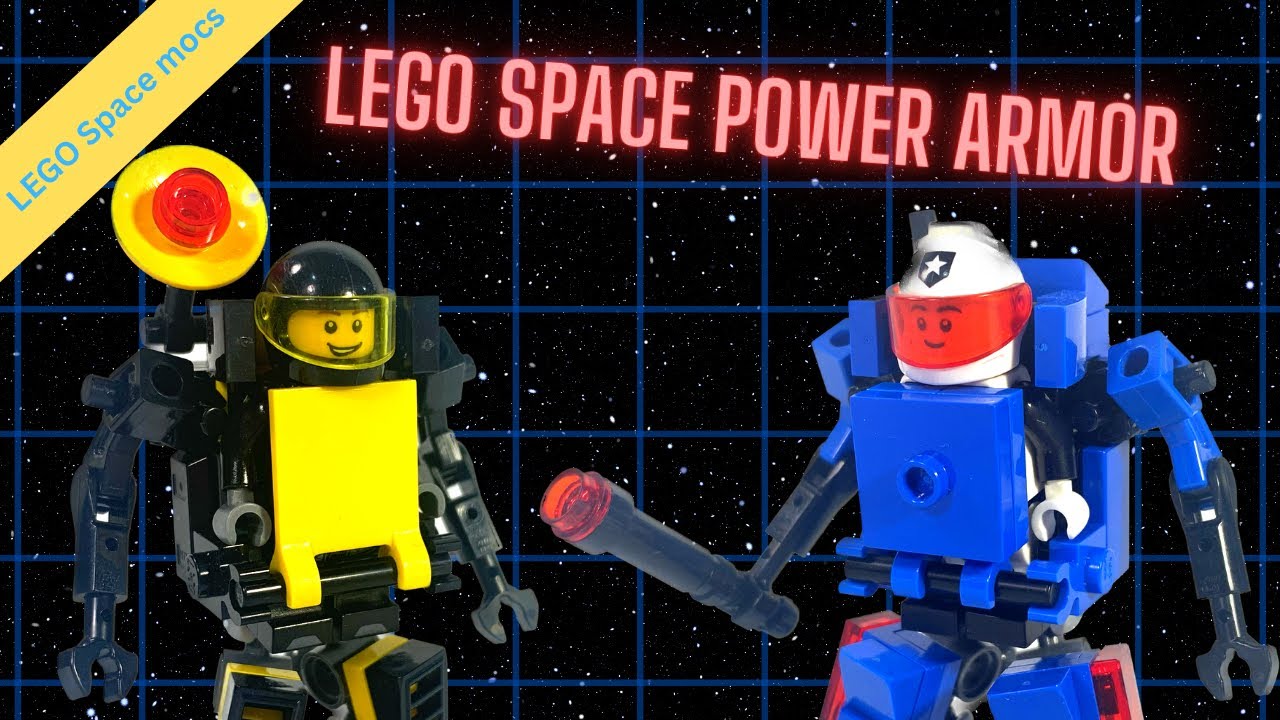 Lego Space Power Armor - Blacktron and Space police Mocs by M1NDxBEND3R
