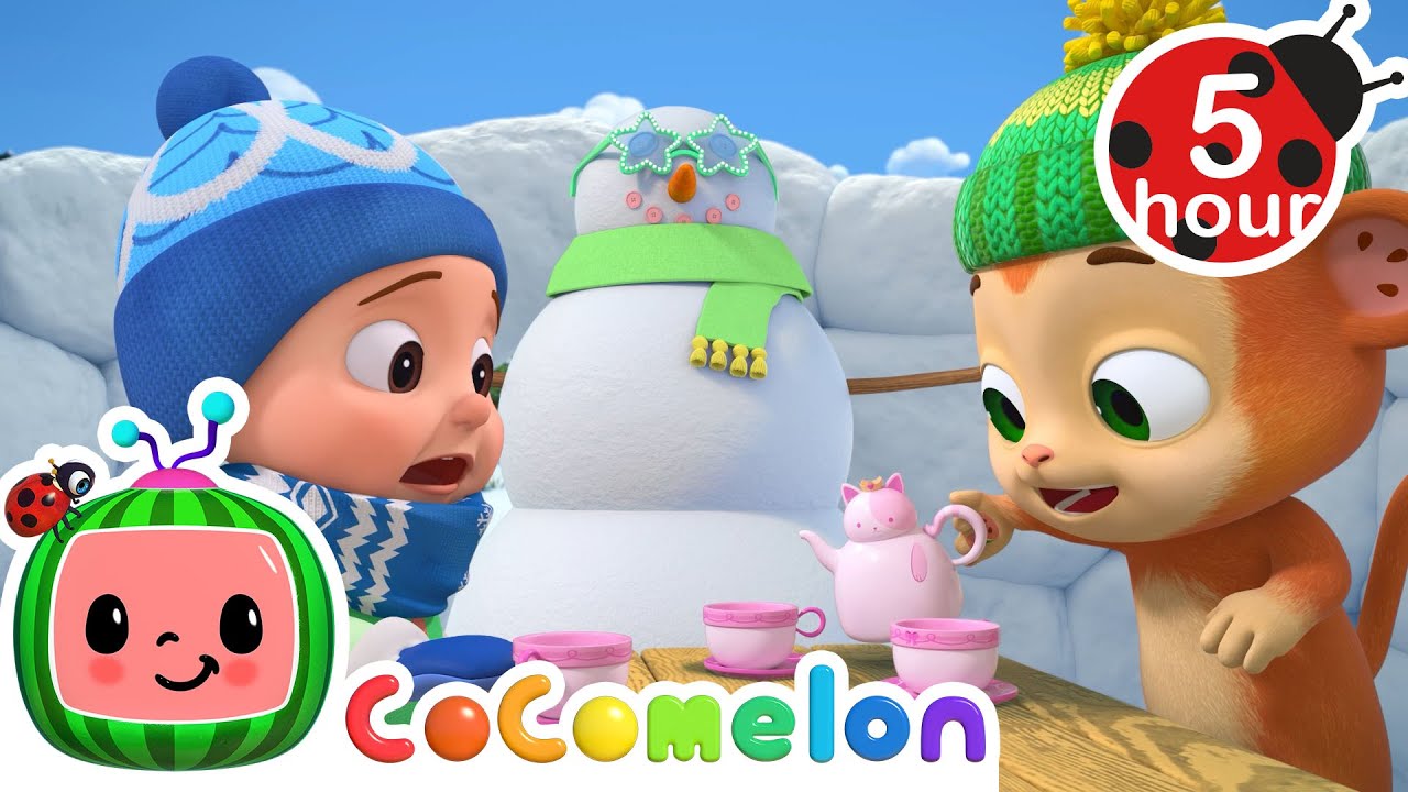 ❄️ Festive Tea Party Time! + More | JJ's Animal Time | Moonbug Kids - Animal Adventures