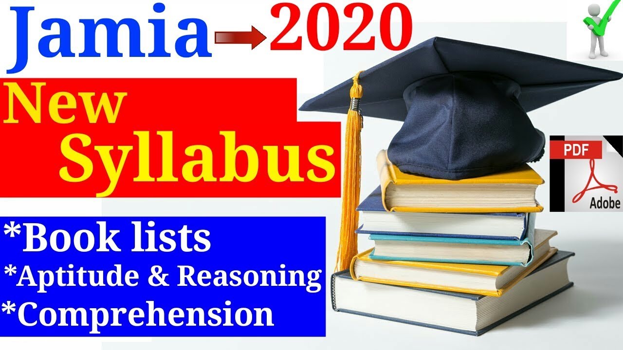 Jamia New Syllabus & Pattern for RCA IAS Coaching 2019-2020