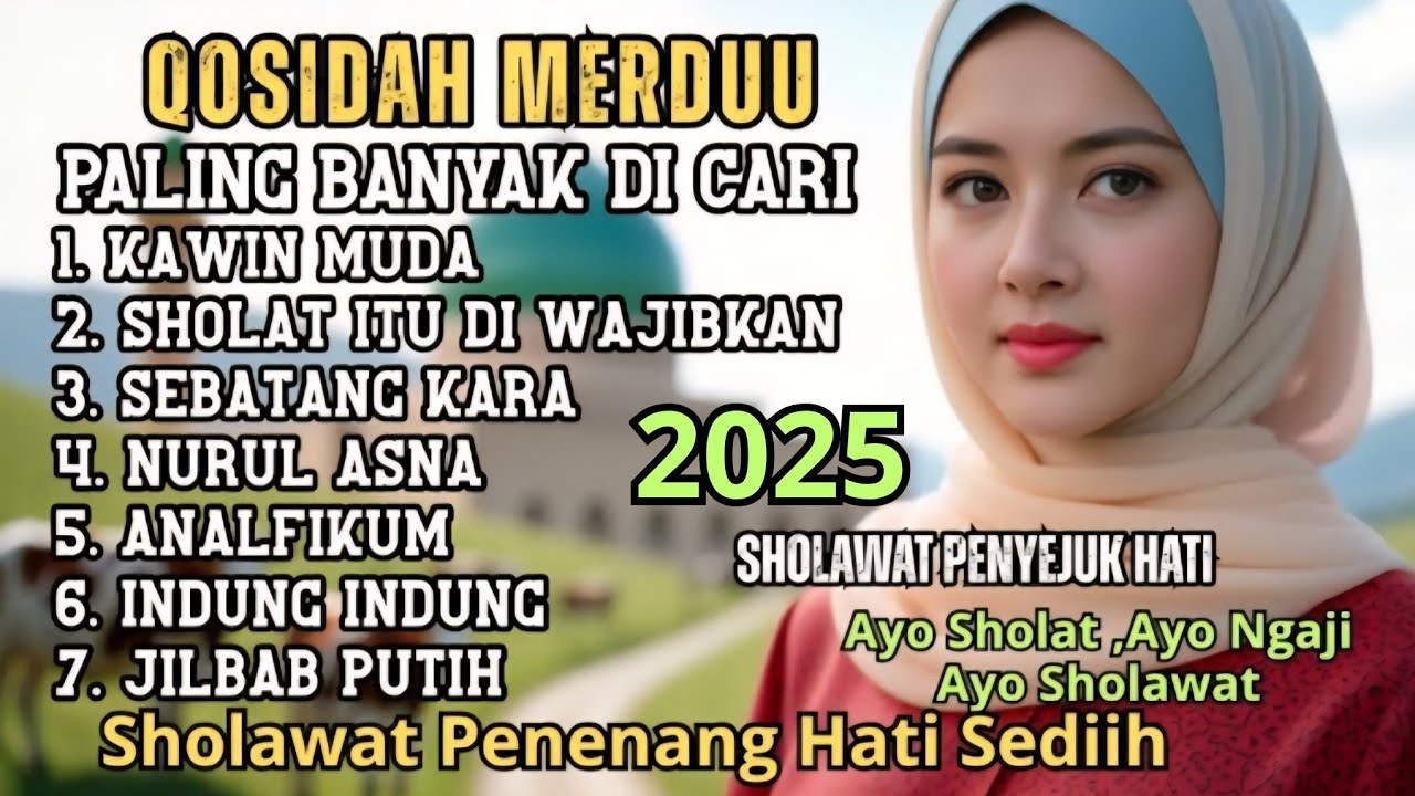PALING ADEM DI HATI INI ❤️  SPESIAL QOSIDAH MERDU TERMAHAL BIKIN HATI TENTREM/ MUSIK 