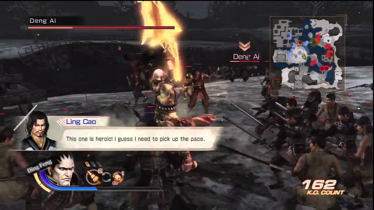 Ding Feng Legendary Battle 2 Hard Wu Conquest Gameplay Video Dynasty Warriors 7 PS3