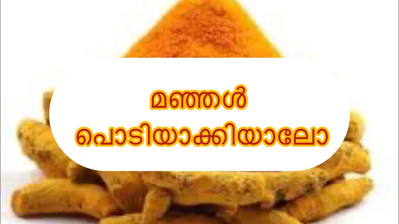 മഞ്ഞൾ പൊടിയുണ്ടാക്കിയാലോ 👍👍