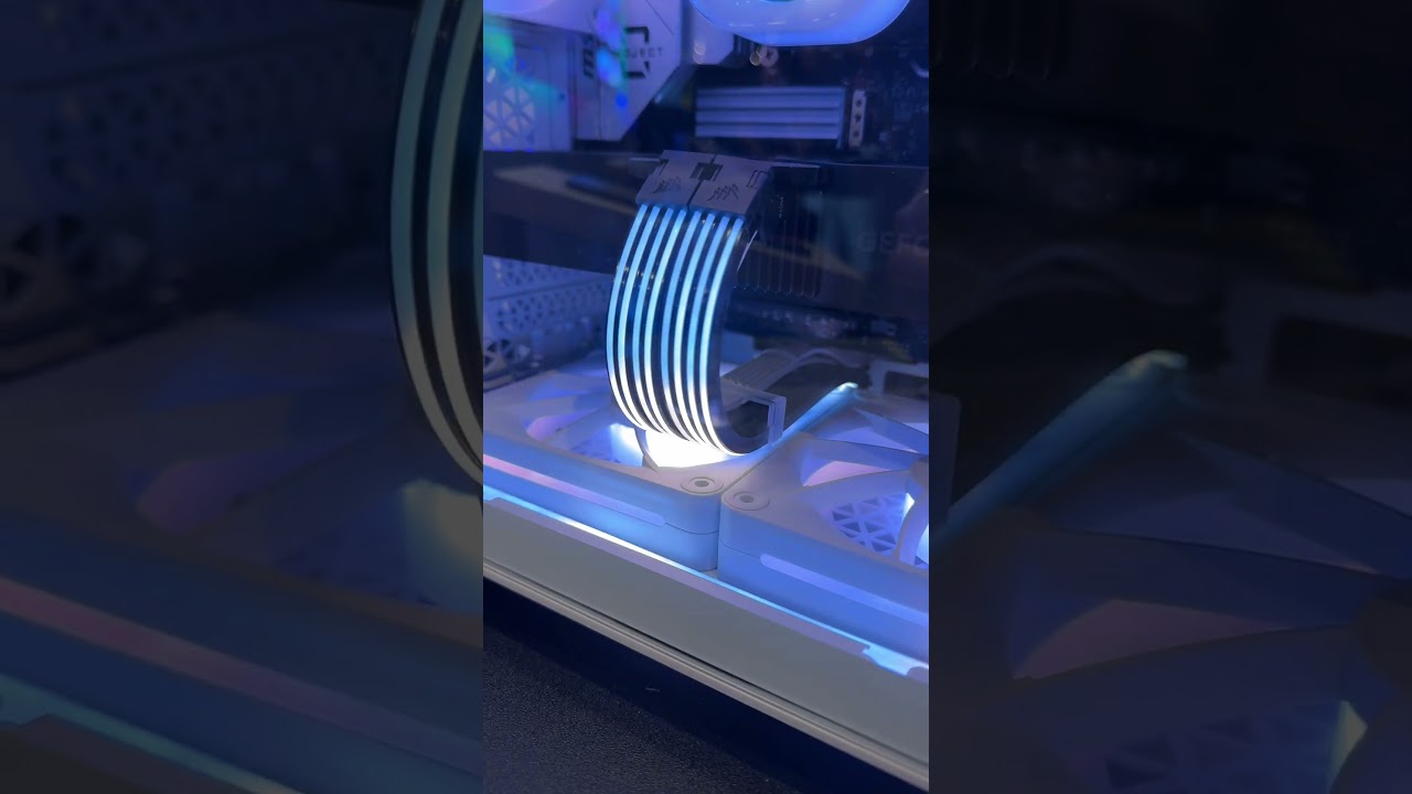 all of the lights 👀 (Corsair Lighting Accessories) #corsair #computex
