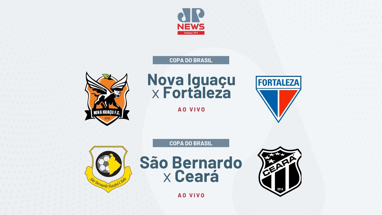 🔴 NOVA IGUA&Ccedil;U X FORTALEZA | S&Atilde;O BERNARDO X CEAR&Aacute; | COPA DO BRASIL 2026 | AO VIVO | 17/02/2026