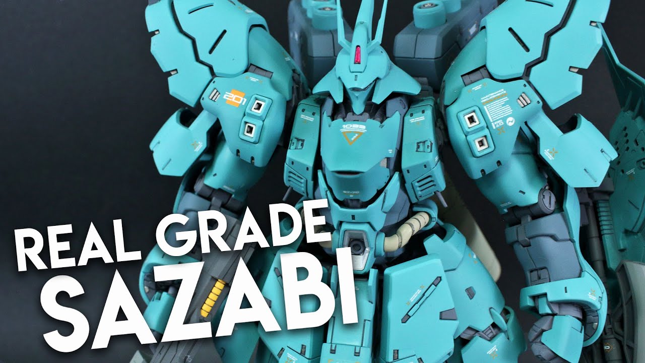 RG Sazabi Custom Painted Final Review