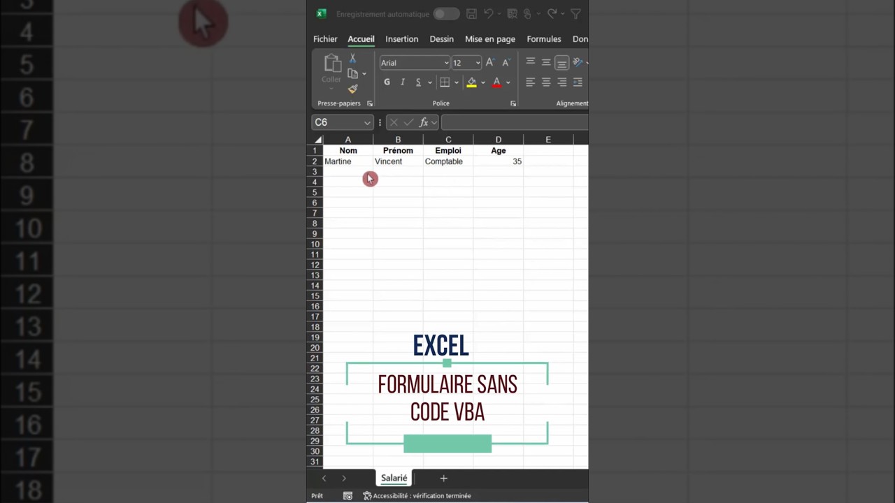 How to Create an Excel Form Without VBA