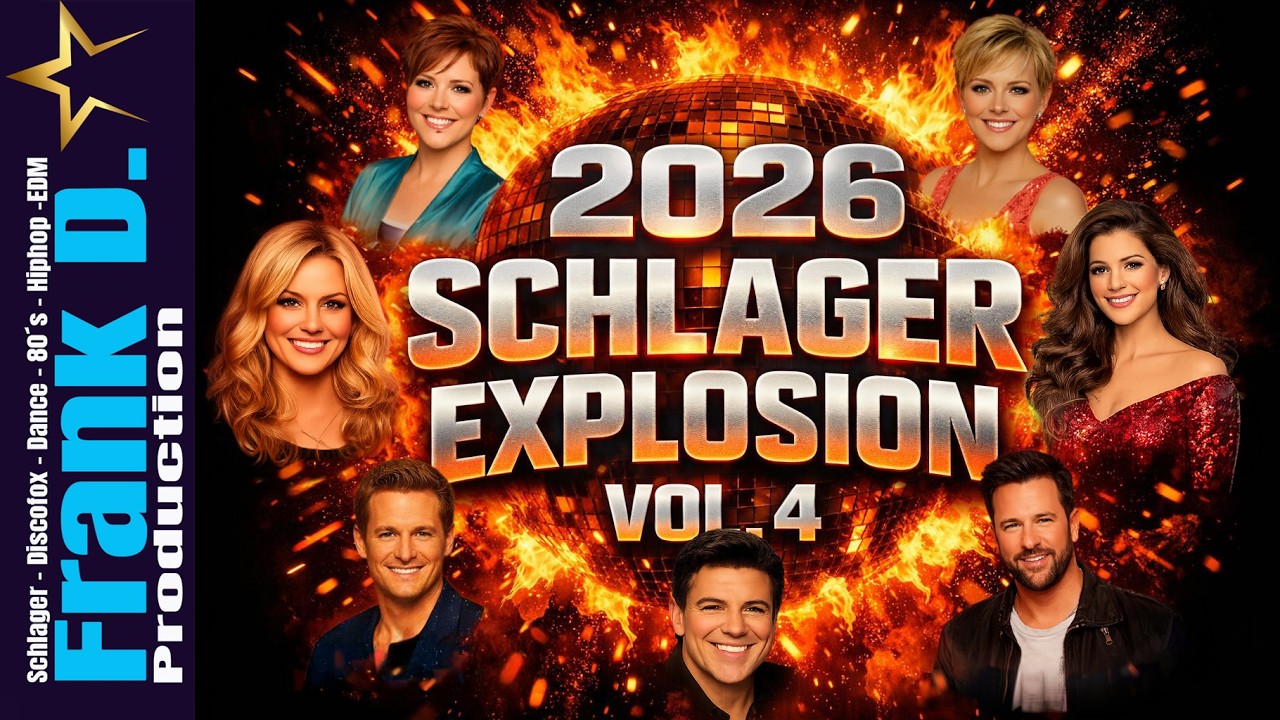 Schlager Explosion 2026 vol.4 -  moderner Schlager und Discofox -neu