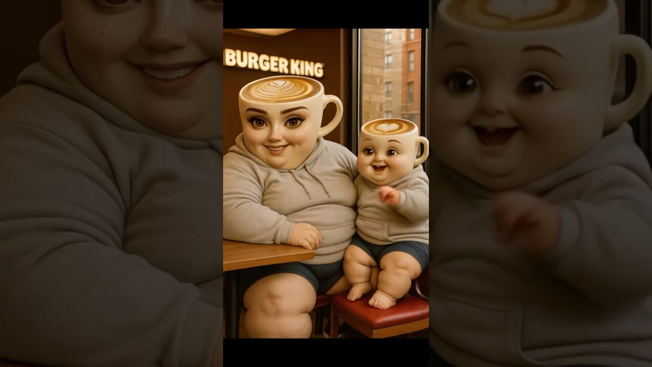 Brainrot mother and baby 🍟🥯 #brainrot