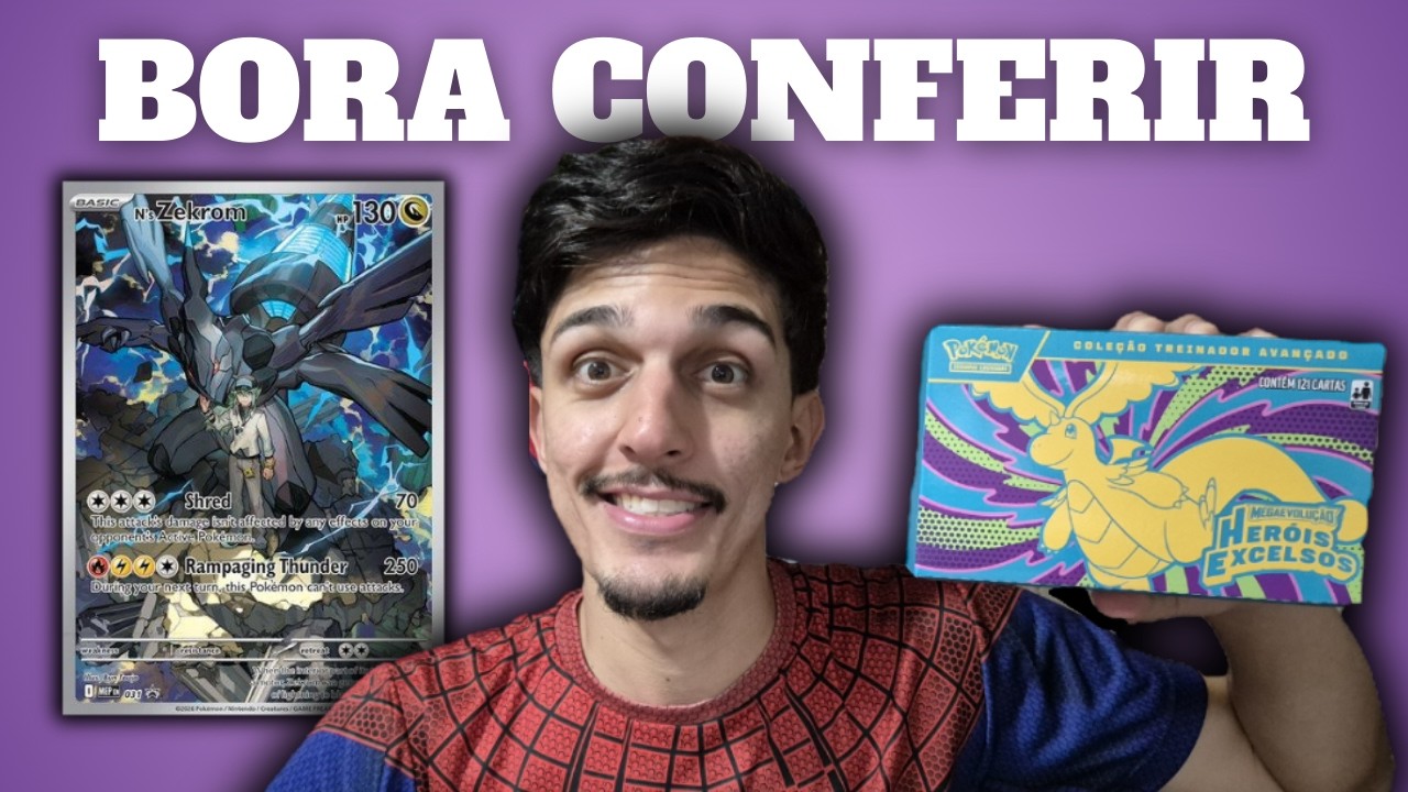 Abrindo a ETB de Heróis Excelsos – Zekrom Promo & Boosters!