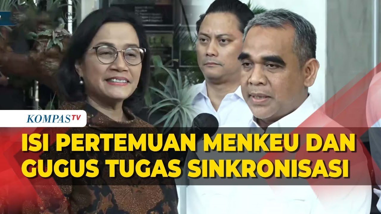 [FULL] Isi Pertemuan Menkeu Sri Mulyani dan Tim Gugus Tugas Sinkronisasi Prabowo-Gibran