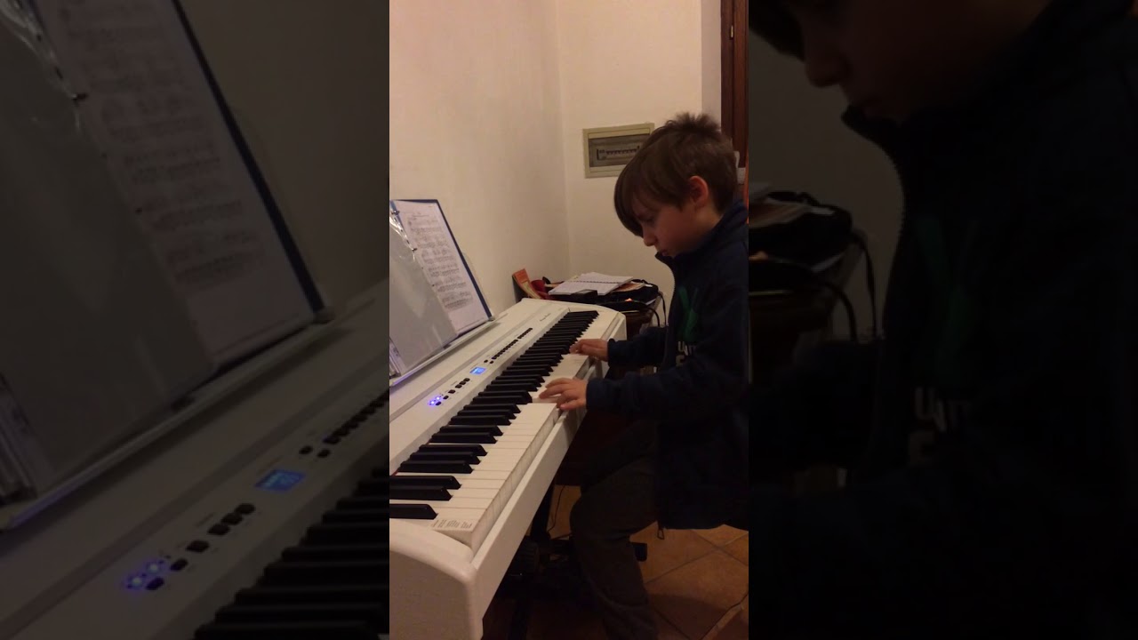 Valzer E.Doga pianoforte bambino 8 anni