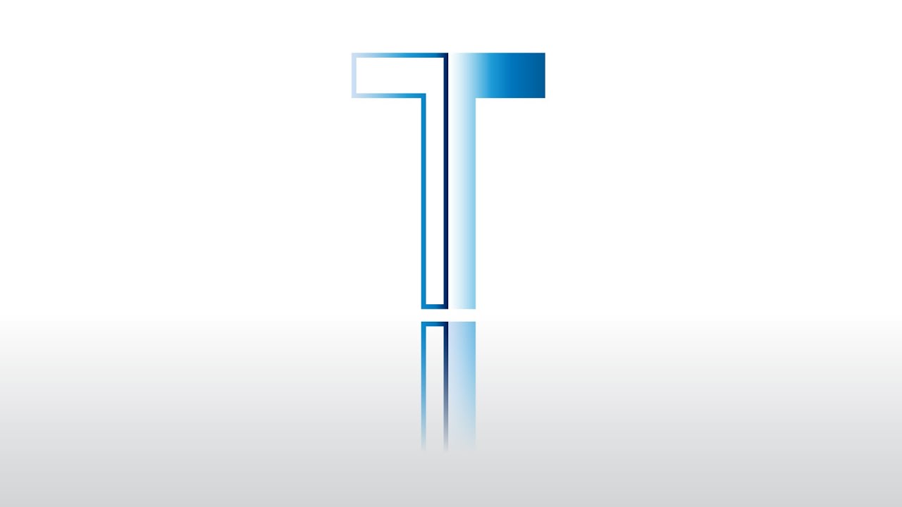 How to Make Letter T Logo in Illustrator (Tutorial)