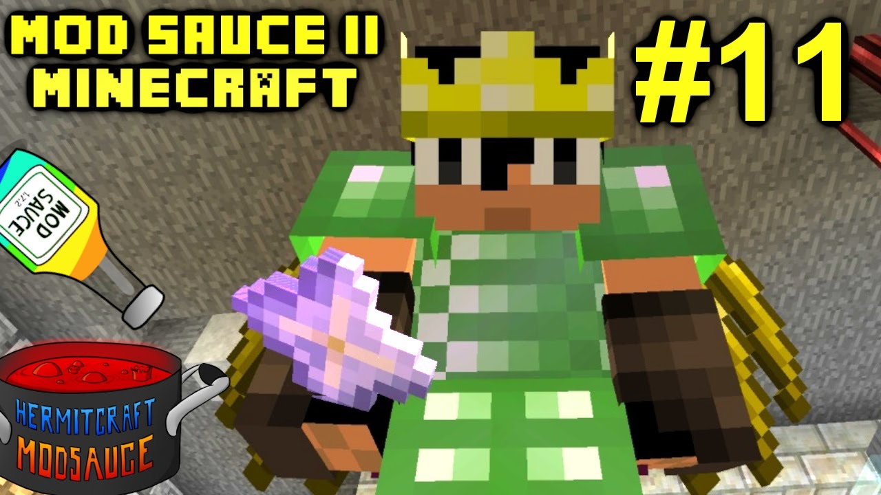 Minecraft Mods - Mod Sauce II Ep. 11 - NEW WINGS & WANDS !!! ( HermitCraft Modded )