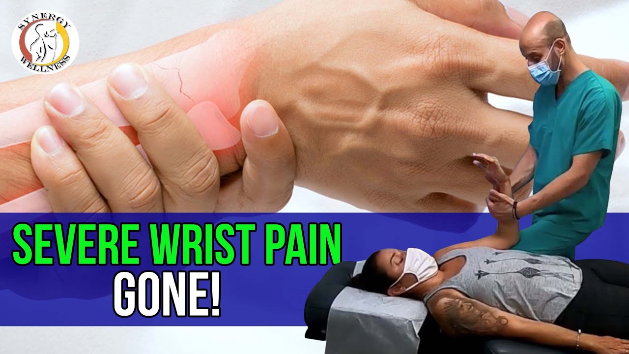 SEVERE wrist pain GONE (Chiropractic Wrist Adjustment NYC) Synergy Wellness NYC