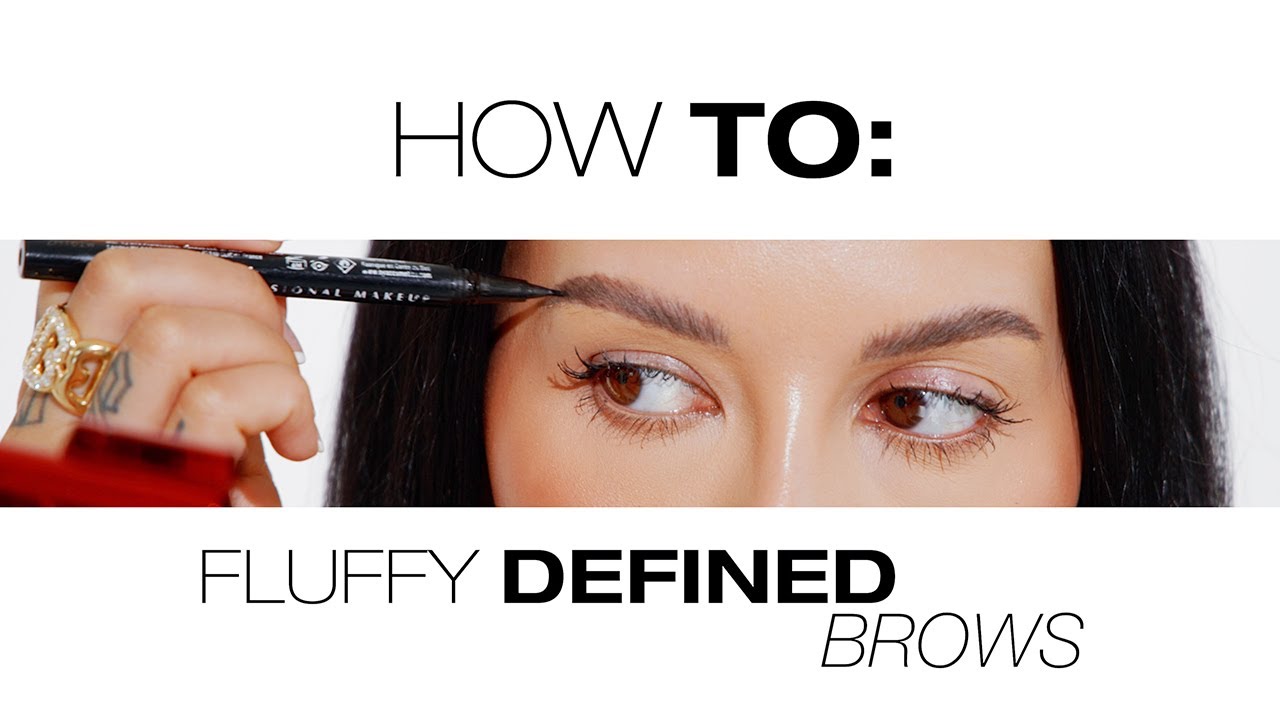 How to get Fluffy Defined Brows