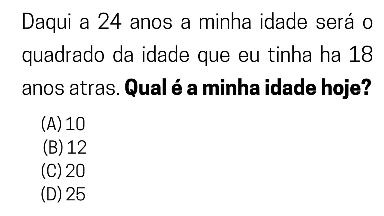 QUESTÃO DE EQUAÇÃO IMPERDÍVEL EM CONCURSO! VOCÊ CONSEGUE RESPONDER?