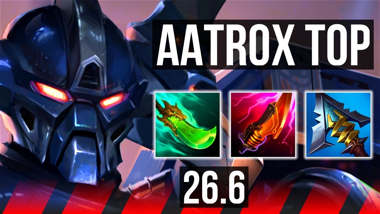 AATROX vs GAREN (TOP) | Good KDA: 20/1/8, 42K damage | KR Master | 26.6