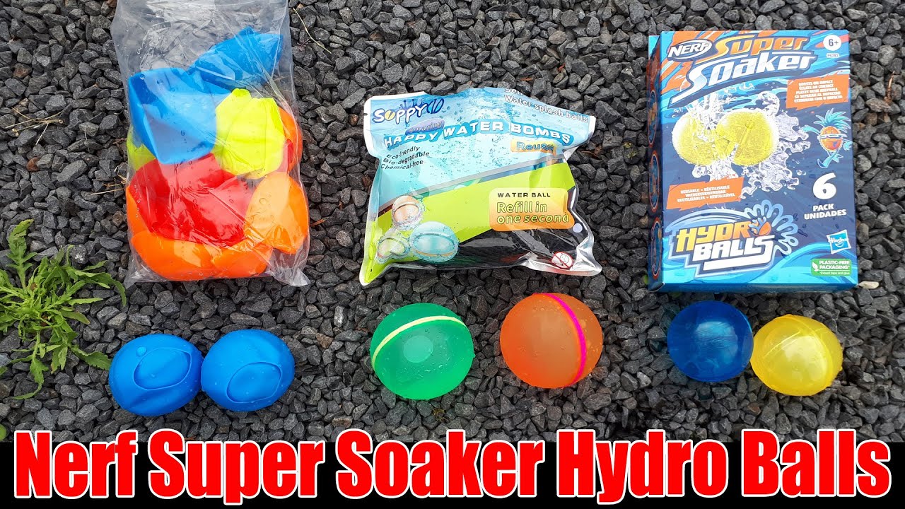 Nerf Super Soaker Hydro Balls Vs. China Balls [Vorstellung + Vergleich | dertestmichel]