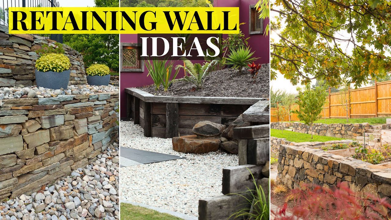 Interesting retaining wall ideas. Garden Landscaping Design