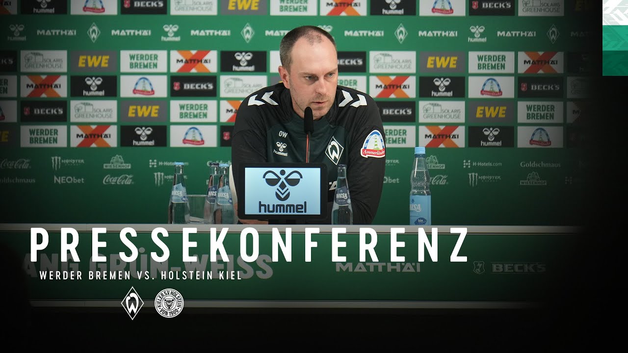 Pressekonferenz mit Ole Werner vor Kiel | SV Werder Bremen - Holstein Kiel