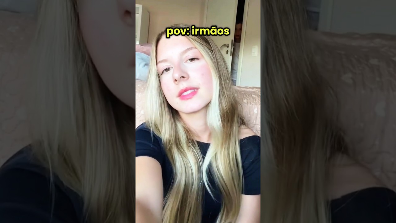 Ele n&atilde;o aguenta mais a irm&atilde; 🤣 #shorts #humor #engra&ccedil;ado #irm&atilde;os