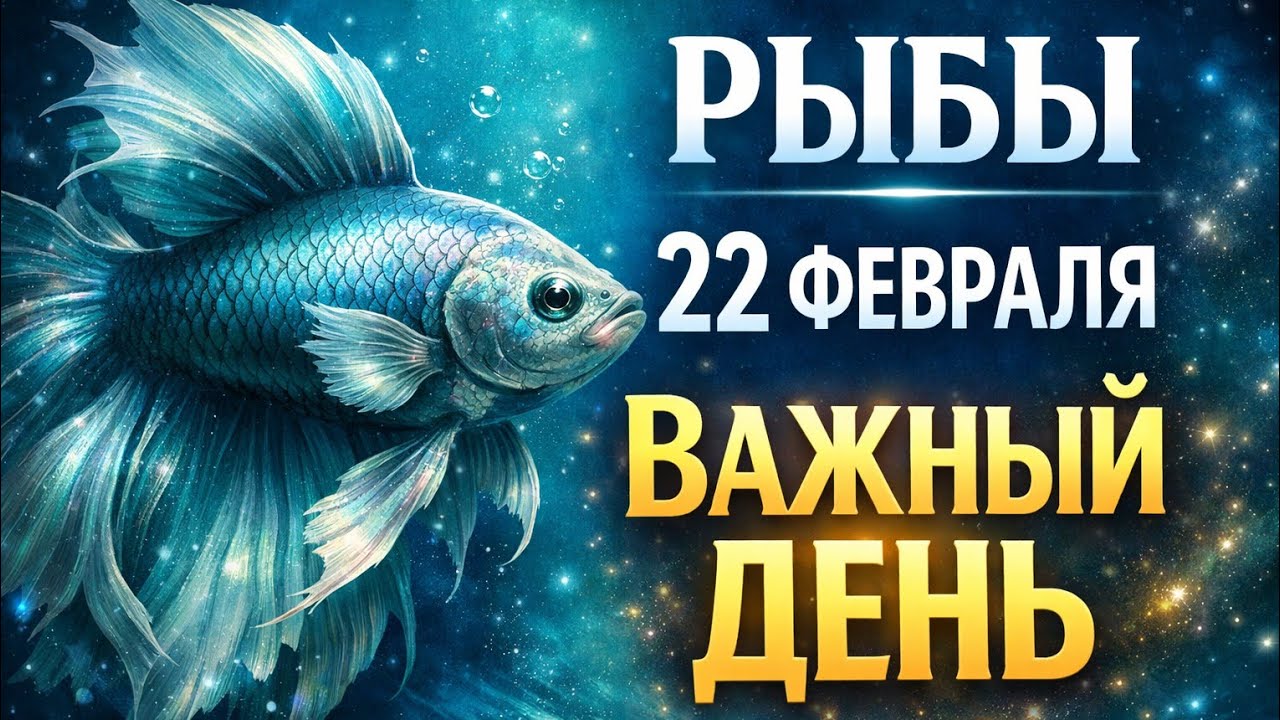 Рыбы. День, когда многое становится понятно | Гороскоп на 22 февраля. Гороскоп для Рыб на сегодня. 