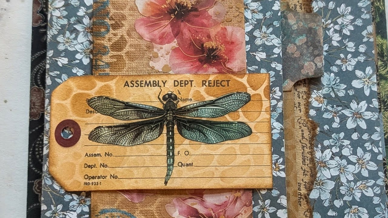 Hidden Pocket and a Flip Junk Journal Tutorials - Midnight Garden