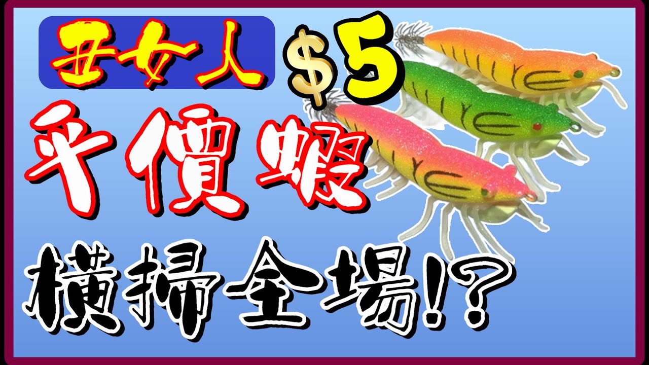 平價餌木蝦  絕密測試公開!