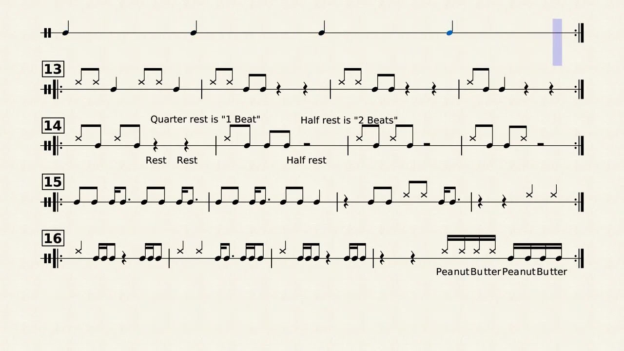 Snare Rhythm Primer No. 1