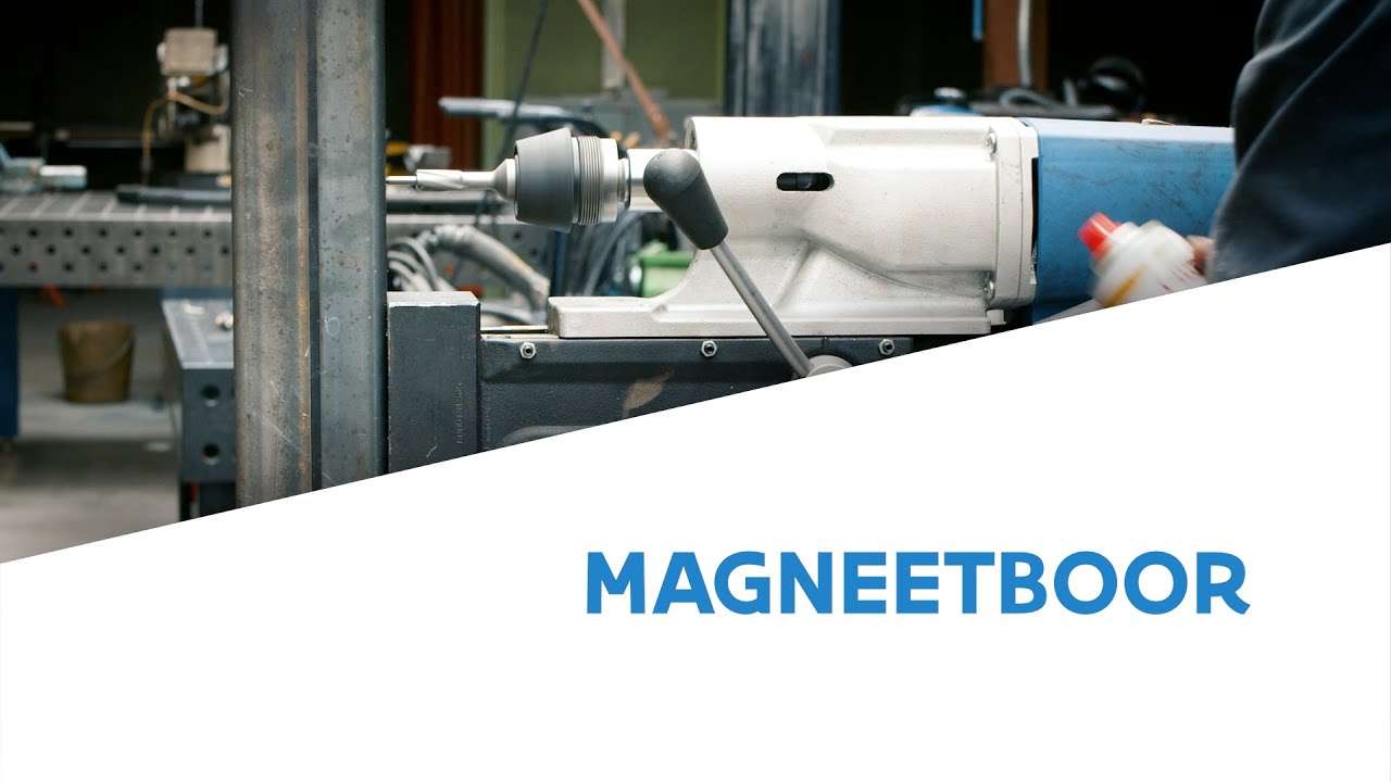 Werken met een magneetboor