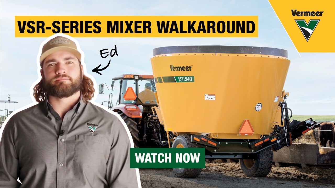 Feeding cattle with VSR-Series vertical mixers