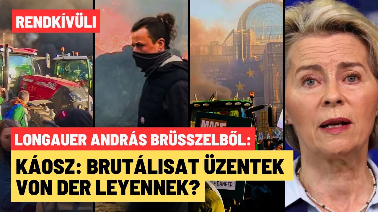 Rendk&iacute;v&uuml;li: elszabadult a pokol Von der Leyen Birodalm&aacute;ban: k&ouml;nnyg&aacute;z, rendőr&ouml;k, gazdat&uuml;ntet&eacute;s
