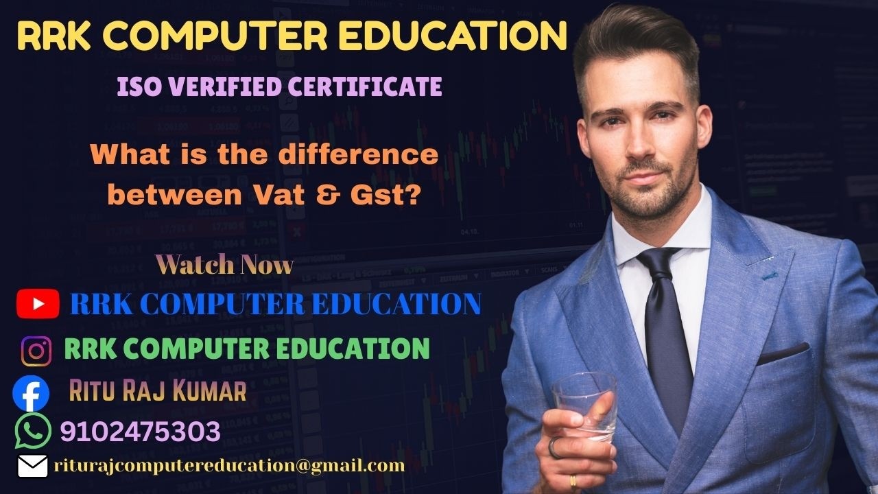 What is the difference between Tax & Value added tax|tax & vat mai difference kya hota hai|#tally