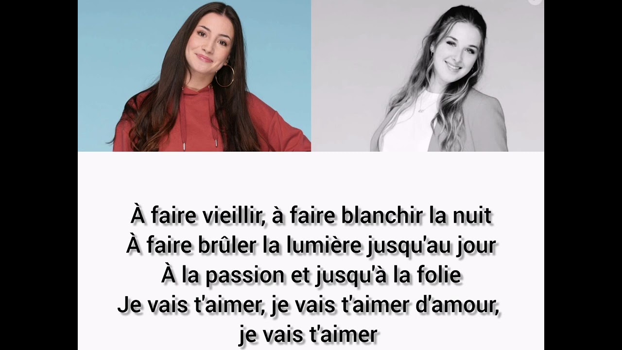 je vais t'aimer Axel, Julien, Lénie et Héléna